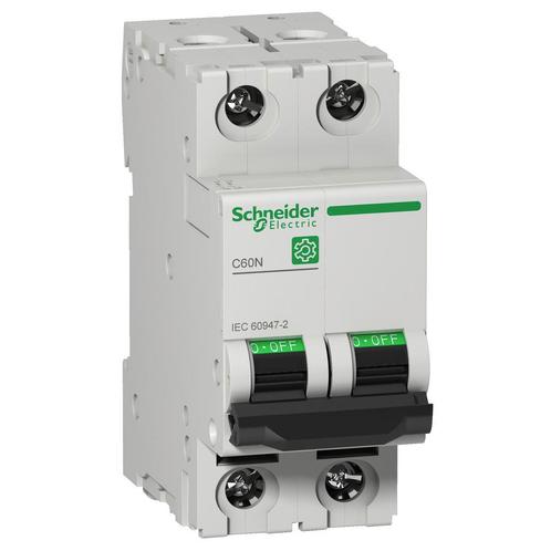 Schneider Electric Multi 9 C60N 2P 4A C-Curve MCB 10kA -, Doe-het-zelf en Bouw, Elektriciteit en Kabels, Verzenden