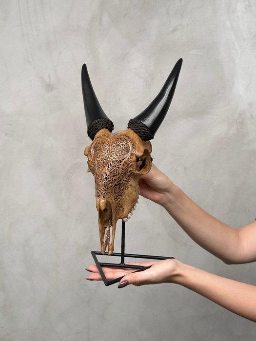 GEEN RESERVEPRIJS - Authentieke bruine uitgehouwen geiten, Antiek en Kunst, Kunst | Designobjecten