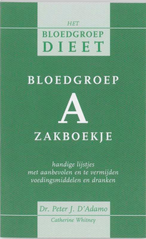 Het bloedgroepdieet Bloedgroep A zakboekje / Het, Boeken, Kookboeken, Gelezen, Verzenden