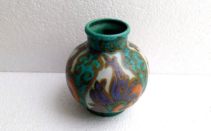 Plateelbakkerij Zuid-Holland - G.H. Breetvelt - Vaas -, Antiek en Kunst, Antiek | Glaswerk en Kristal