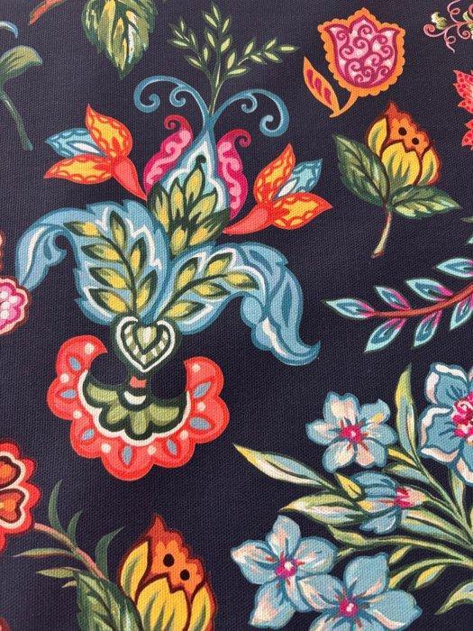 G FLOWERS FANTASY 100% Cotone Panama OEKO TEX STANDARD -, Antiek en Kunst, Antiek | Tapijten, Tafelkleden en Textiel