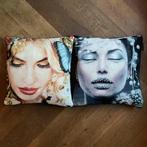 Elegant Divas - Set of 2 new pillows made of cotton gobelin, Antiek en Kunst