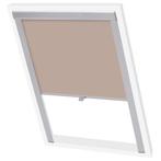 vidaXL Rolgordijn verduisterend beige MK04, Verzenden, Nieuw