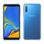 Samsung Galaxy A7 2018 Transparant Bumper Hoesje - Clear, Télécoms, Verzenden