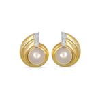 Boucles doreilles - 18 carats Or blanc, Or jaune - 0.18ct., Nieuw