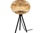 EGLO Amsfield 1 Tafellamp - E27 - 41 cm - Zwart|Hout, Huis en Inrichting, Verzenden, Zo goed als nieuw