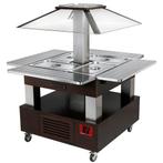 Gekoeld Buffet | GOURMET LINE | Hout/RVS | 4x 1/1 GN |, Zakelijke goederen, Verzenden, Nieuw in verpakking
