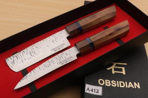 Obsidian - Keukenmes - Kitchen knife set -  Introductie van, Antiek en Kunst, Antiek | Keukengerei