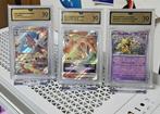 Pokémon - 3 Graded card - Pokémon - Kadabra, Lycanroc Foil -, Nieuw