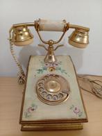 Sitel - Analoge telefoon - Hout, Messing - Retro telefoon