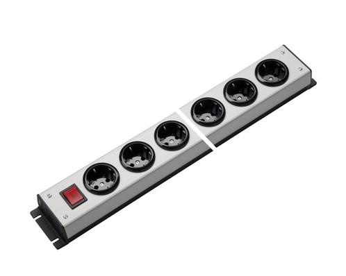 Martin Kaiser 4-Weg stopcontactstrip met aardingscontact en, Doe-het-zelf en Bouw, Elektriciteit en Kabels, Verzenden