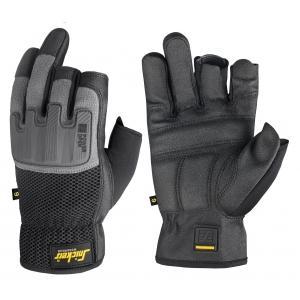 Snickers 9586 power open gloves - 0448 - black - stone grey, Bricolage & Construction, Vêtements de sécurité