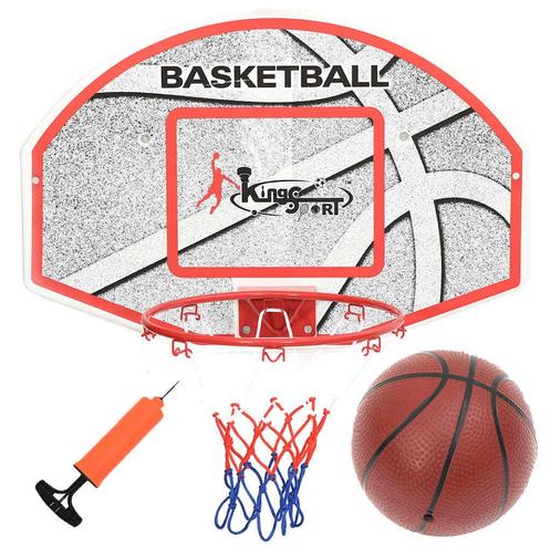 vidaXL 5-delige Basketbalset wandmontage 66x44,5 cm, Sport en Fitness, Basketbal, Nieuw, Verzenden