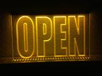 OPEN neon bord lamp LED verlichting reclame lichtbak #10 *GE, Verzenden, Nieuw