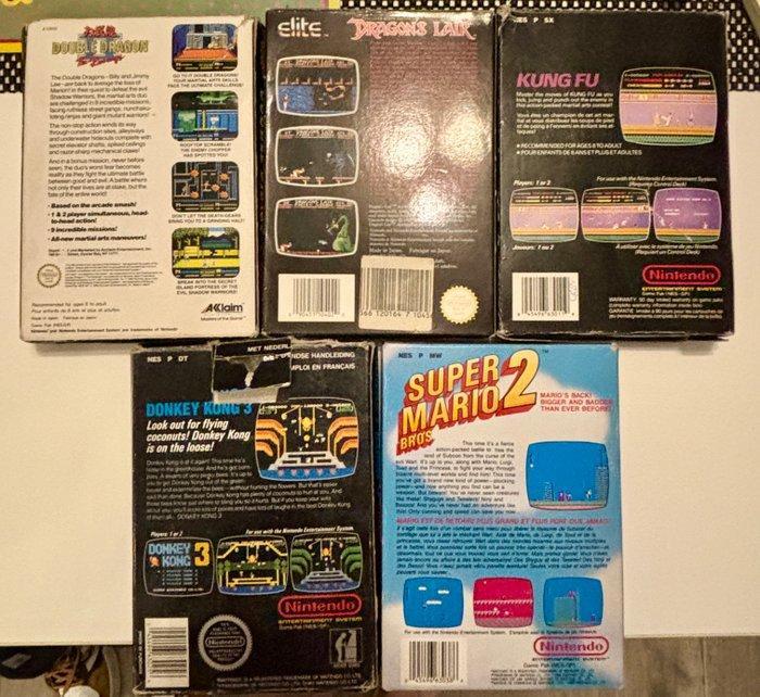 Nintendo - Nes - Meerdere NES-spellen: Double Dragon;, Games en Spelcomputers, Spelcomputers | Overige Accessoires