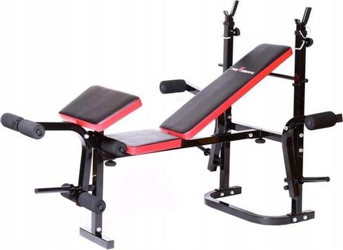 Complete sportbank voor beginners - Inclusief halterstang..., Sport en Fitness, Fitnessmaterialen, Nieuw, Ophalen of Verzenden