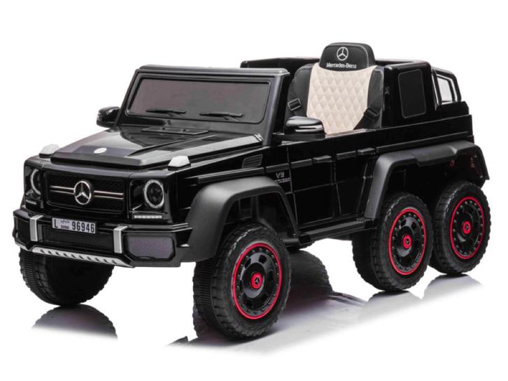Mercedes-Benz G63 6x6, 12v met rubberen banden en meer!, Kinderen en Baby's, Speelgoed | Buiten | Accuvoertuigen, Ophalen of Verzenden