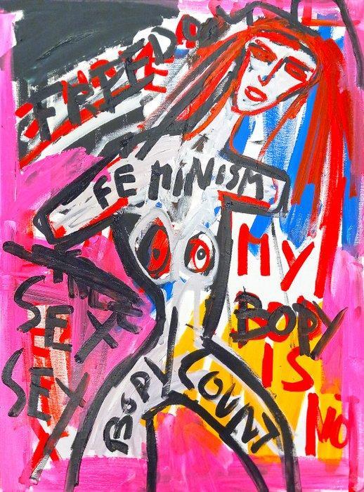0xec6d0 (XX-XXI) - Fake Freedom, Antiek en Kunst, Kunst | Schilderijen | Modern
