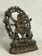 Zes-armige Mahakala - Brons - Tibet - Eind 20e eeuw