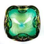 Vintage Murano Glass - Bullicante - Plat - Verre de Murano -, Antiquités & Art