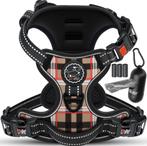 Reflecterende Hondentuigje - Hondenharnas - Beige - M - LOVP, Dieren en Toebehoren, Verzenden, Nieuw