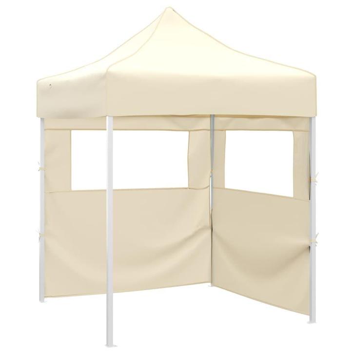Feesttent 2x2 Creme met Zijwanden | Retour Deal | -55%, Tuin en Terras, Partytenten, Minder dan 4 meter, Minder dan 5 meter, Opvouwbaar
