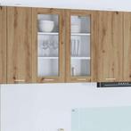 vidaXL Hangkast met opslag Artisan Eiken 80 x 31 x 80 cm, Huis en Inrichting, Kasten | Overige, Verzenden, Nieuw