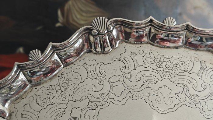 John Robinson II - Presenteerblad - Massief Sterling 925, Antiquités & Art, Antiquités | Argent & Or