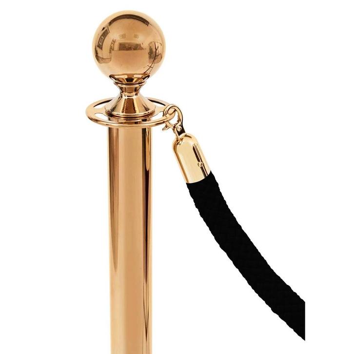 Afzetkoord | Goudkleurig/Zwart (Geweven) | 150cm Luxus, Zakelijke goederen, Horeca | Keukenapparatuur, Nieuw in verpakking, Verzenden