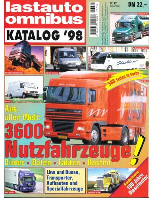 1998 LASTAUTO OMNIBUS JAARBOEK 27 DUITS, Livres, Autos | Brochures & Magazines
