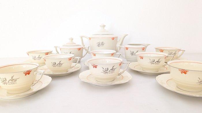 Bavaria, Oscar Schaller Wiesau - Theeservies (19) -, Antiquités & Art, Antiquités | Meubles | Tables