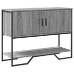 vidaXL Wandtafel 100x35x74,5 cm bewerkt hout grijs sonoma, Huis en Inrichting, Tafels | Bijzettafels, Verzenden, Nieuw