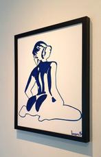 Liesens - Lovely beauty ( handpainted on canvas), Antiek en Kunst, Kunst | Schilderijen | Modern