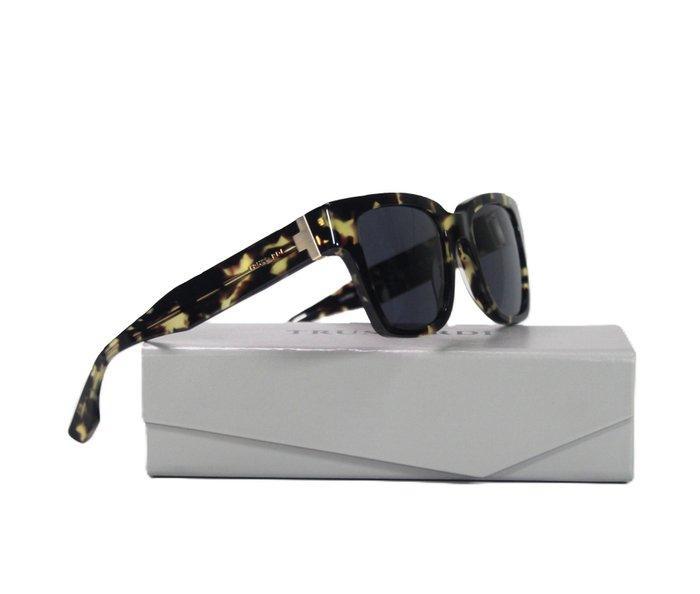 Sunglasses - Trussardi - TSM9026 G21 - havana braun, grau,, Handtassen en Accessoires, Zonnebrillen en Brillen | Dames