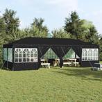 vidaXL Feesttent met 12 antracietkleurige zijkanten 8x4 m PE, Verzenden, Nieuw