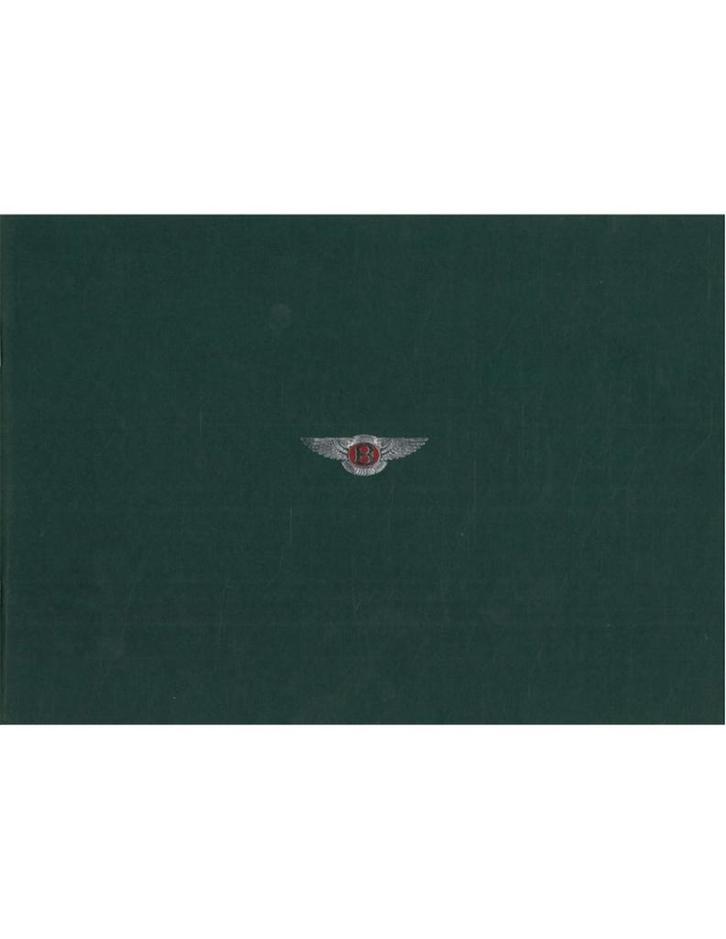 1995 BENTLEY PROGRAMMA BROCHURE ENGELS, Livres, Autos | Brochures & Magazines