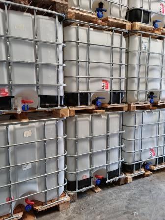 Ibc containers van 1075 L op houten pallets ( Tonnen,vaten ), Tuin en Terras, Regentonnen, Nieuw, Ophalen