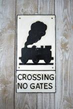 Passage sans barrières - Panneau - Traversée sans portes -