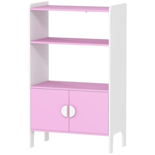 TRUUSK Kinderboekenkast - 2 Planken - 2 Kasten - Anti-kantel, Kinderen en Baby's, Kinderkamer | Overige Meubels, Verzenden