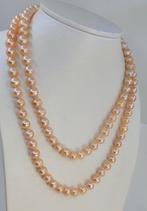 Zonder minimumprijs - Halsketting Zilver, 7,5x8mm roze, Handtassen en Accessoires, Nieuw