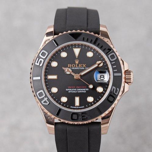 Rolex - Yacht-Master 37 - Pink Gold - 268655 - Unisex - 2022, Handtassen en Accessoires, Horloges | Heren