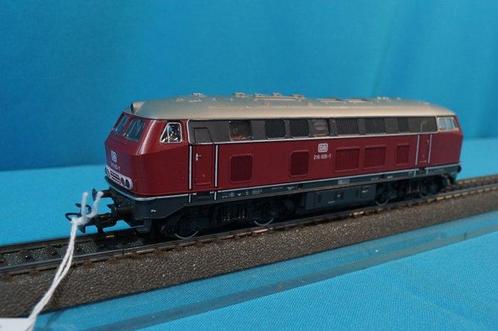 Märklin H0 - 3075 - Diesellocomotief (1) - BR 216 - DB, Hobby en Vrije tijd, Modeltreinen | H0
