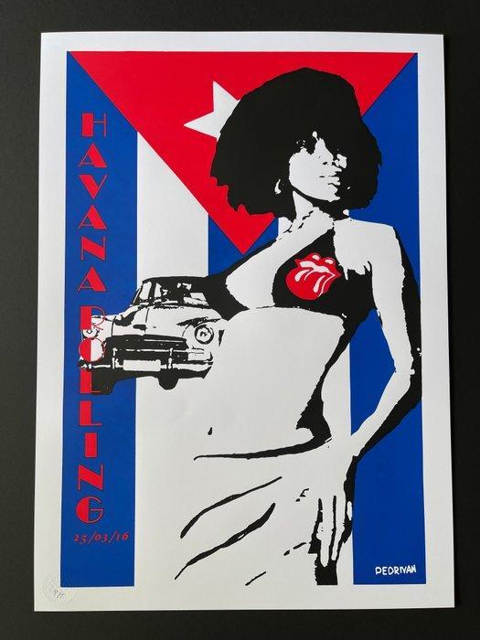 Pedriván (XX) (after) - Concierto The Rolling Stones,, Antiquités & Art, Art | Dessins & Photographie