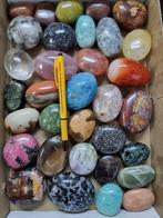 Big Lot HQ palm stones, different minerals 7,2 - 4,5 cm, Verzamelen, Mineralen en Fossielen