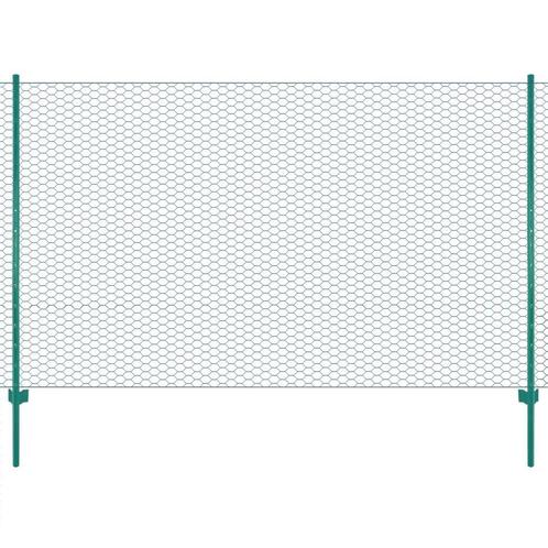 Gaashek met Palen 25m | Tweede kansje | Veeboer actie!, Tuin en Terras, Tuinhekken en Hekwerk, Nieuw, Kunststof, Gaashekwerk, Verzenden