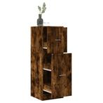 vidaXL Apothekerskast 40x41x118 cm bewerkt hout gerookt, Huis en Inrichting, Kasten | Overige, Verzenden, Nieuw