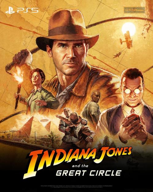 Indiana Jones and the Great Circle-Standaard (PlayStation 5), Games en Spelcomputers, Games | Sony PlayStation 5, Ophalen of Verzenden