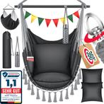 KESSER® XXL Hangstoel - 2 Kussens - Tot 150 kg - Antraciet, Verzenden, Nieuw