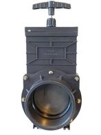 Budget schuifkraan 110mm (Pvc schuifkraan, Pvc materiaal), Verzenden, Nieuw