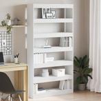 vidaXL Boekenkast/Muurdivider Wit 100x30x198 cm, Huis en Inrichting, Verzenden, Nieuw